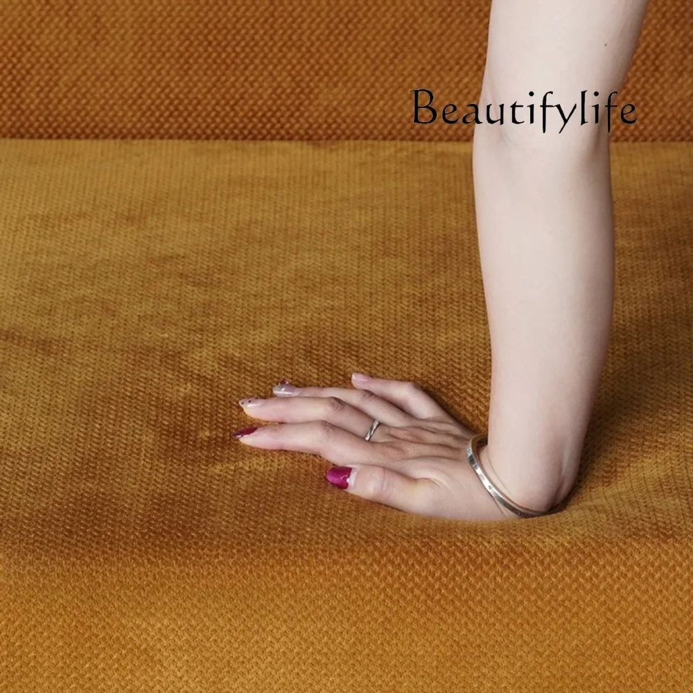 LL أريكة غرفة المعيشة متعددة الوظائف كبيرة الإبداعية واحدة قابلة للطي أريكة استرخاء قابل للغسل حصير النسيج الإسفنج الأرائك السرير أثاث المنزل #4