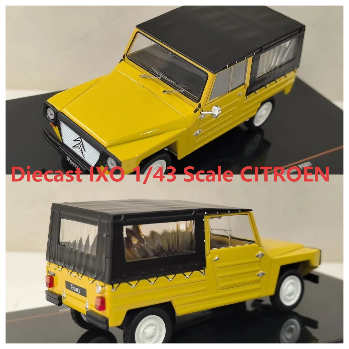 Diecast IXO 1/43 Scale CITROEN NAMCO PONY 1975 3y Alloy Car Model