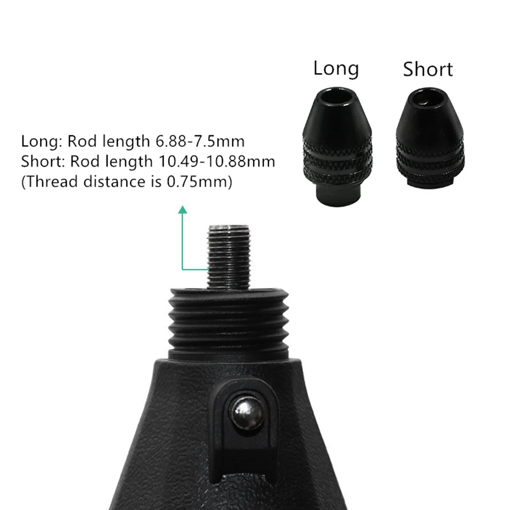 4 Sizes Universal Multi Drill Chuck Keyless 0.3-3.2mm Mini Drill Bit Chucks Adapter For Dremel Rotary Tools Engraver Accessories