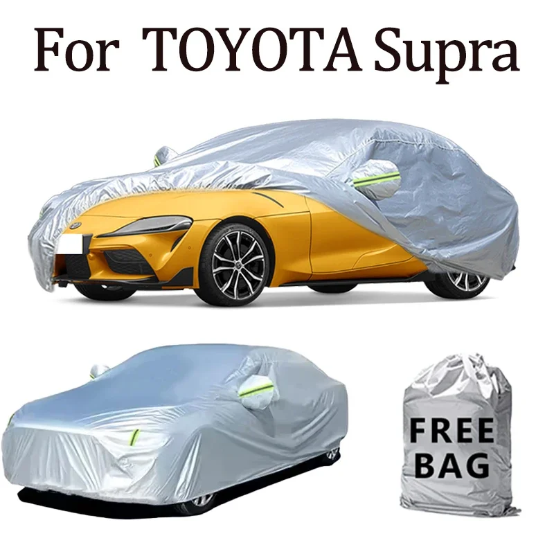 

Для TOYOTA Supra автомобильный чехол уличные защитные чехлы снежный солнцезащитный козырек водостойкий пылезащитный внешний УФ автомобильные аксессуары