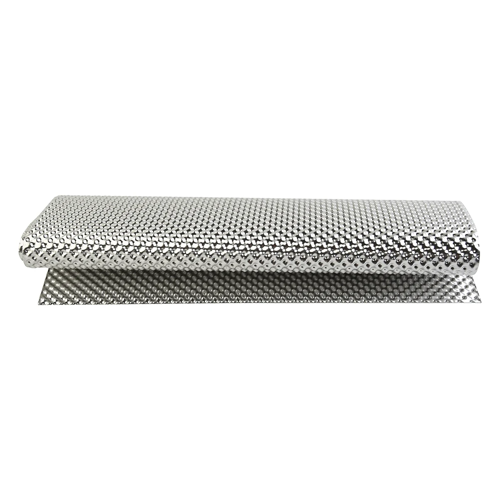 Bouclier thermique en aluminium gaufré, pare-feu/casserole de sol/réservoir de carburant, Protection thermique, collecteur Turbo 300x500mm, échappement, blindage électrique
