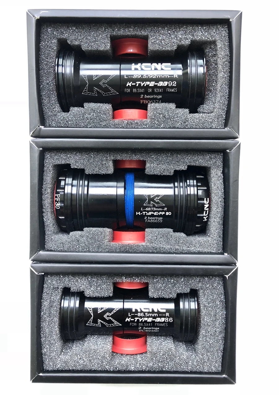 KCNC-Press Fit Bottom Bracket, BB86, BB92, PF30 Adapter, Converter to 24mm Press Fit, 68mm, 73mm, 86mm, 89.5 92mm BB Shell, Road