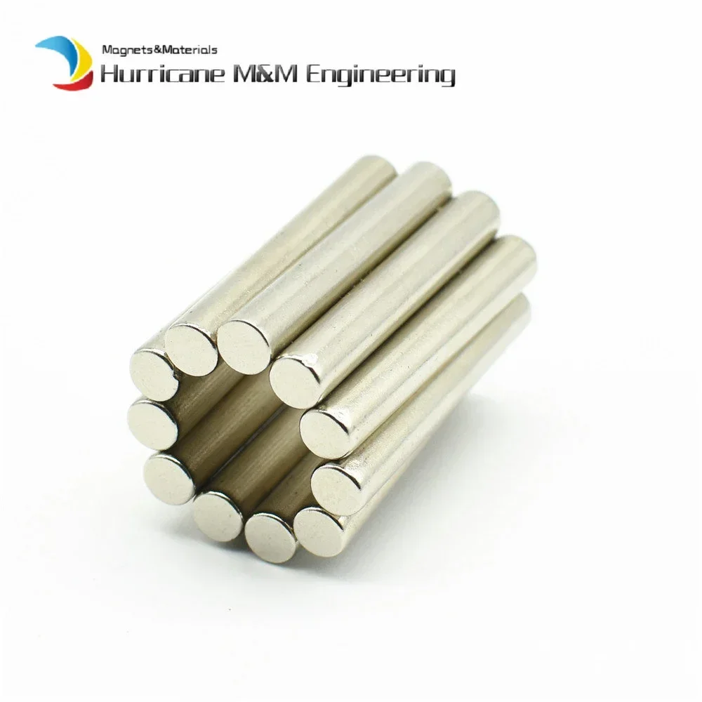 33mm Dia.5x33mm Diametrically Magnet Rod Long Sensor Magnetics NdFeB Magnetized Neodymium Permanent Rare Earth Filter Magnet