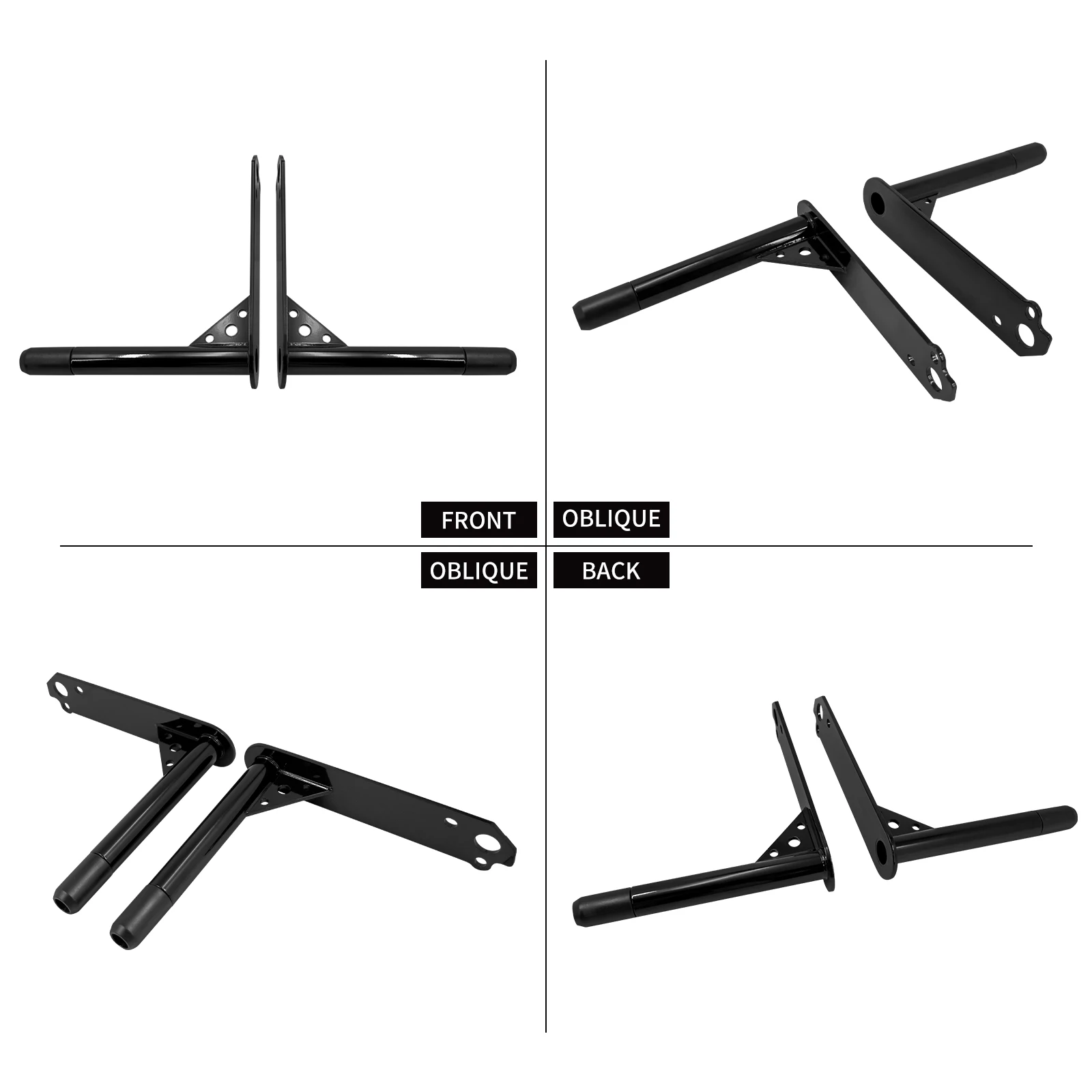 Motorcycle Front Highway Engine Guard Crash Bar Black Steel Bumper Falling Protector For Indian Scout and Scout Bobber 2014-2024