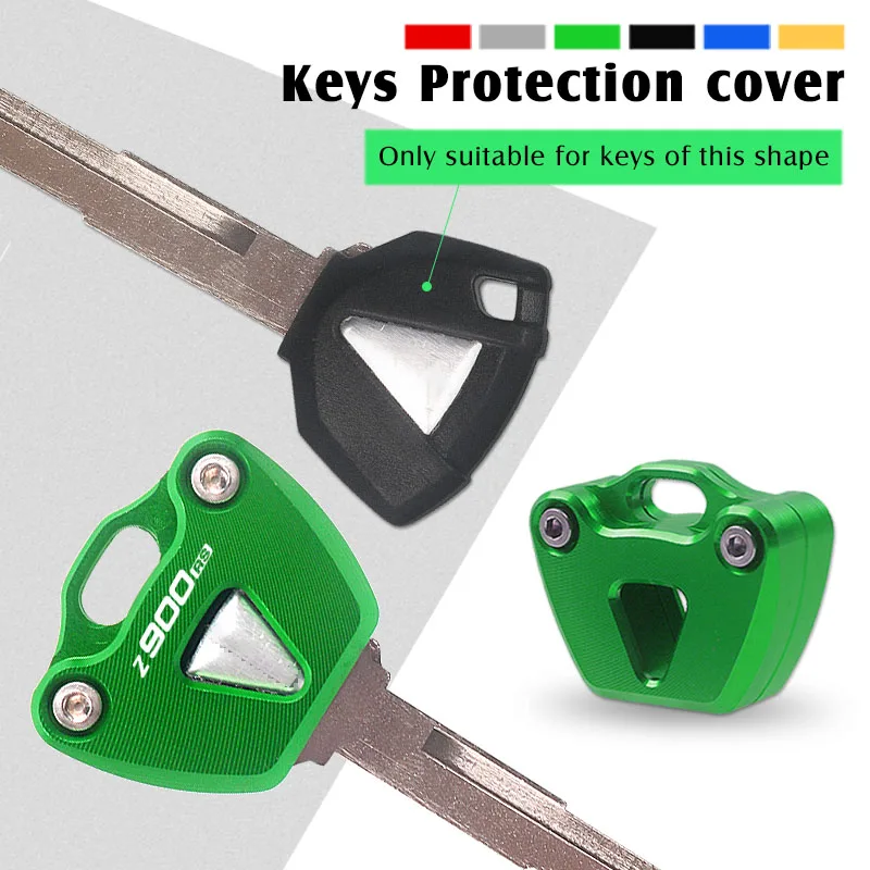 For KAWASAKI Z650 Z900 Z900RS Motorcycle CNC Key Cover Case Shell Keys Protection keychain key case