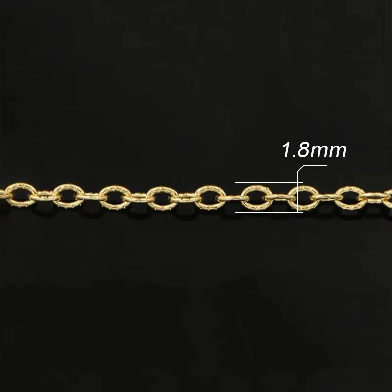 14K Gold Filled Chain Patterned 1.8mm Chain Gold jewelry Minimalist Gold Filled Undone Chain DIY Jewelry