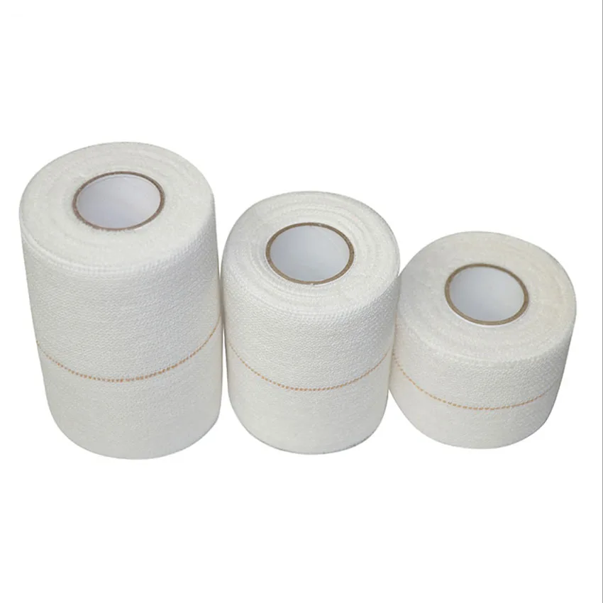 Herringbone Pattern Heavy Adhesive Elastic Sports Cotton Bandage Emergency Pressure Fixation Weightlifting Protective Tape