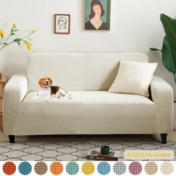 Jacquard Sofa Cover Couch Cover Sofa Cover Elastic Soft Versatile Furniture Protection Cover Pet Proof Living Room