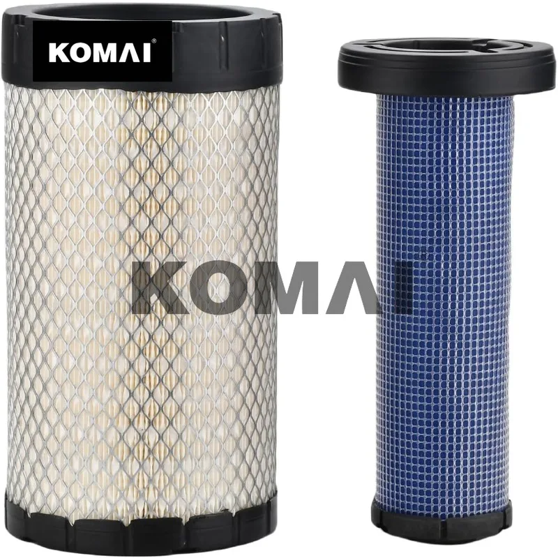

KOMAI 6698058 6698057 Air Filter Kit For Bobcat Skid Steers T180 T190 T300 T320 A300 S220 S250 S300 S160 S185 S205 Replaces P62