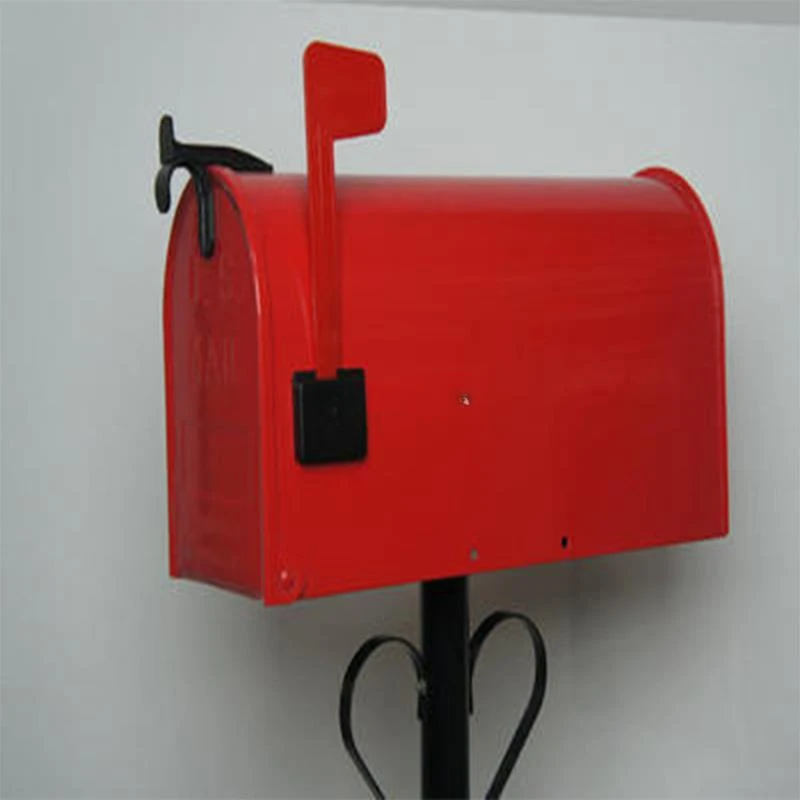 American style Security Stand Floor Mailbox Postbox Metal Anti-rust Outdoor Garden Park Suggestion Post Box Letter Box 4020