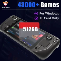 512GB Gaming TF Card For Steam Deck/WIN 600/Ayaneo Windows Handheld/PC 51400 Retro Games For PS3/PS2/WII/PS1/N64/SNES/Game Cube