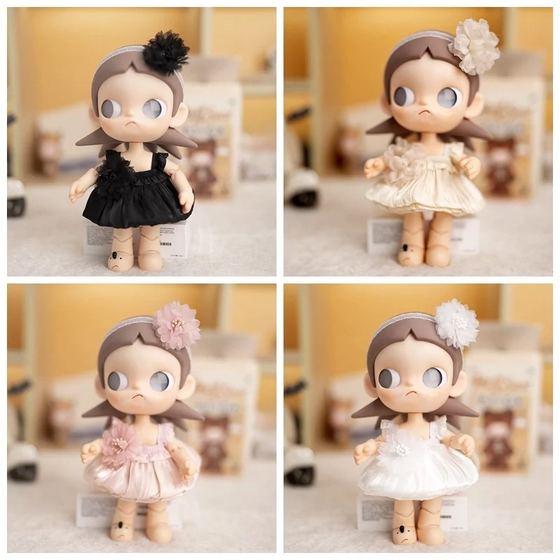 Robe de mariée en vinyle pour poupée BJD Gazi Sister 1/8, tenue à volants et fleurs, plusieurs styles pour poupées BJD de 8 pouces