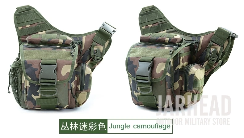 Wasserdichte Camouflage-Umhängetasche für Outdoor-Aktivitäten, Robuste Herren-Klettertasche für Reisen, Wandern und Outdoor-Ausrüstung – Detail 27
