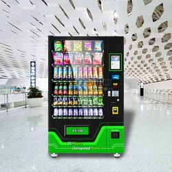 Distributore automatico di birra self-service 24 ore Distributore automatico di snack e bevande Distributore automatico a luce LED combinato