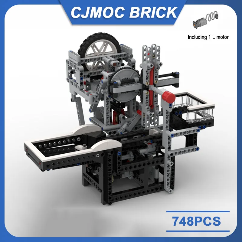 MOC 748pcs GBC Building Blocks Electric Oldham Coupling Model DIY Bricks Technology Creative Assembly Toys For Kid