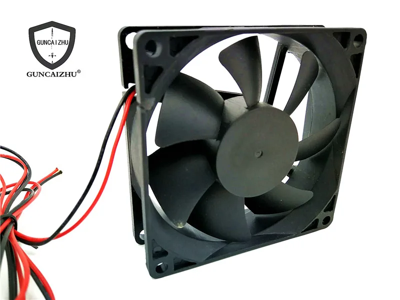 New 8025 8cm 80 * 25mm Double Ball Bearing 80cm Line Length 12v0.25a Chassis Cooling Fan