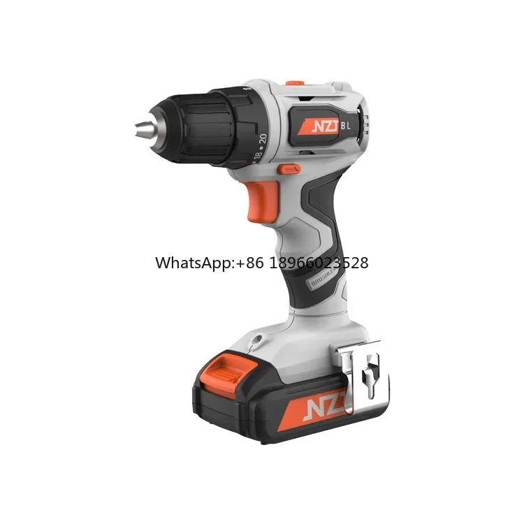 High Quality 20V/18V Rechargeable Lithium Battery 2 Speed BL Hammer Impact branded wireless electric drills