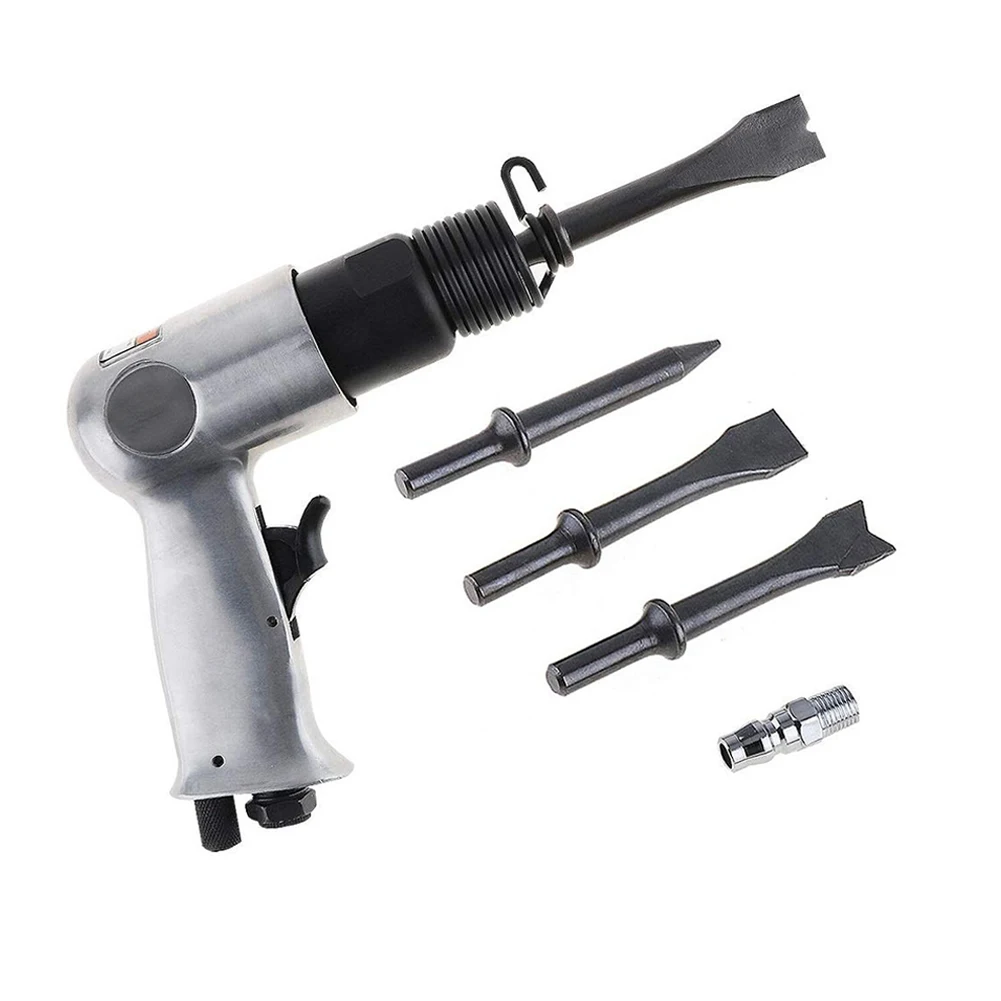 4500bpm Air Hammer Chisel Handheld Pistol Gas Shovels Small Rust Remover Pneumatic Tool Adjustable Speed Switch