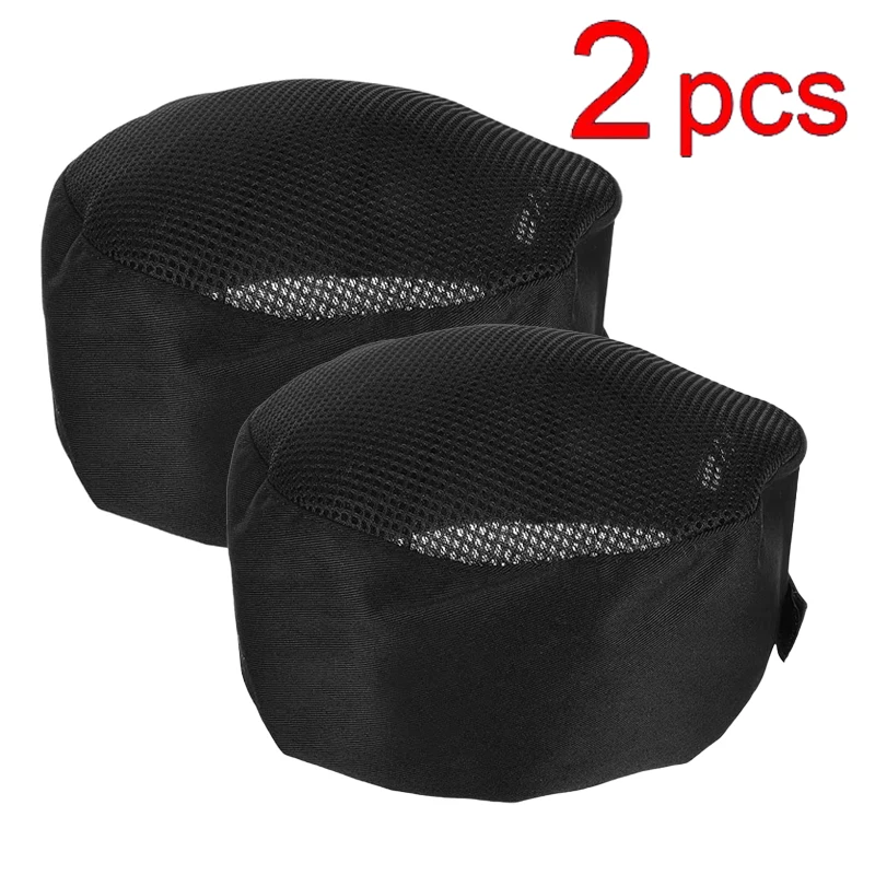 

Служба питания Кулинарные шапки Шапка шеф-повара Шапки повара для японской суши Корейская кухня Шапки Толстая тонкая сетчатая плоская кепка для официанта