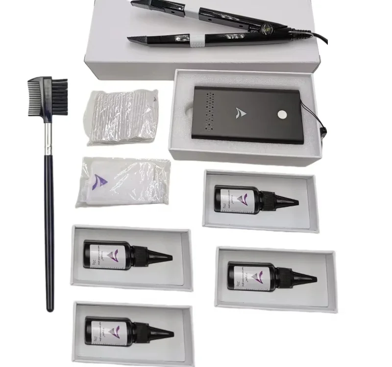 V-Light Technology Hair Extension Machine Hair Extension Tools Wig Installation Kit Set with V light Hair extension glue