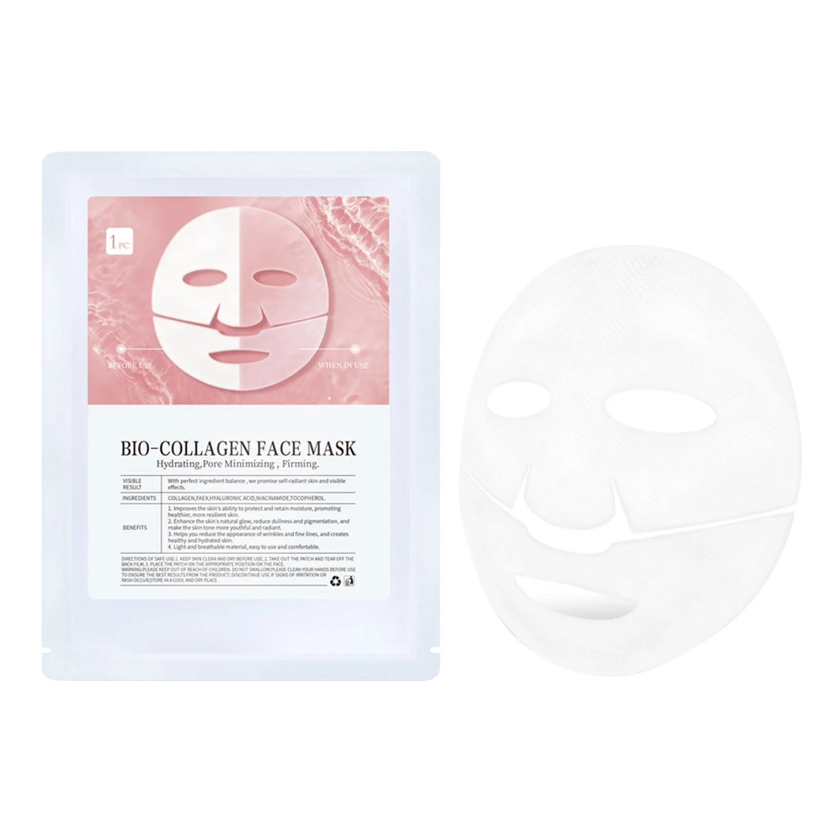 Collagen Mask, Deep Moisturizing Mask, Night Moisturizing Mask, Lock Moisture And Moisturize The Skin,5ml