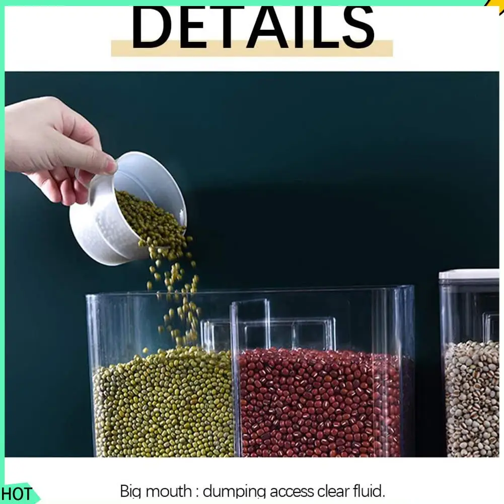 

Настенный диспенсер для сухих продуктов AWAH, диспенсер для круп, контейнер для хранения круп, для круп, кухонные контейнеры для хранения риса