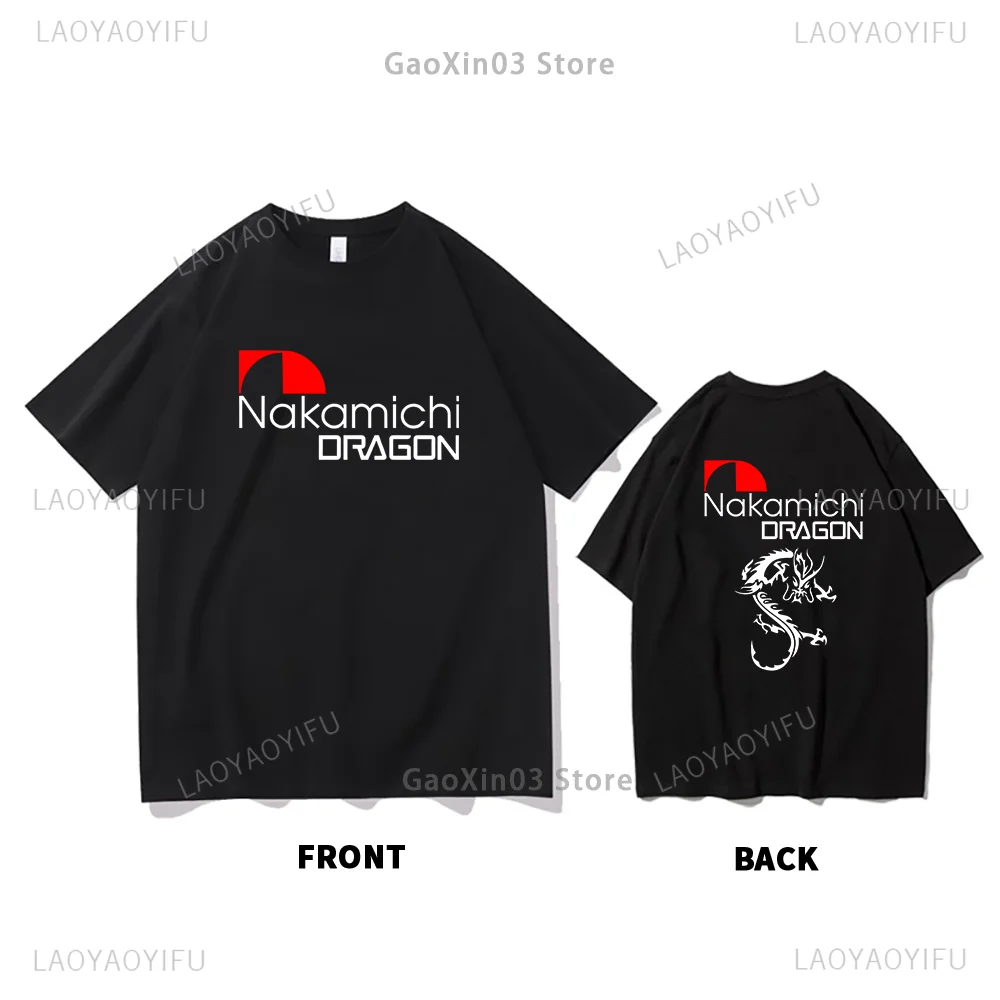 Nostalgia T Shirt Nakamichi Dragon Legendary Recording Equipment Print Tops Women Men Clothing Graphic Cotton T Shirts Harajuku