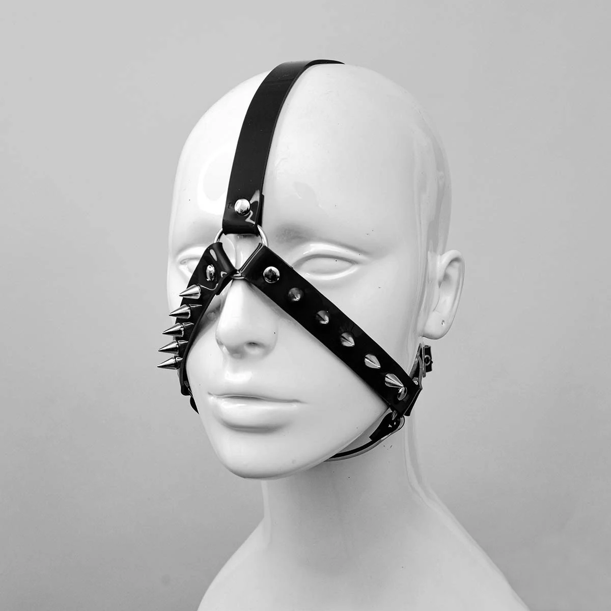 قناع تنكري من الجلد الصناعي للنساء ، أقنعة وجه مثيرة ، حفلة هالوين ، حفلة تنكرية مثيرة ، ألعاب جنسية للبالغين ، ملحقات غريبة ، برشام
