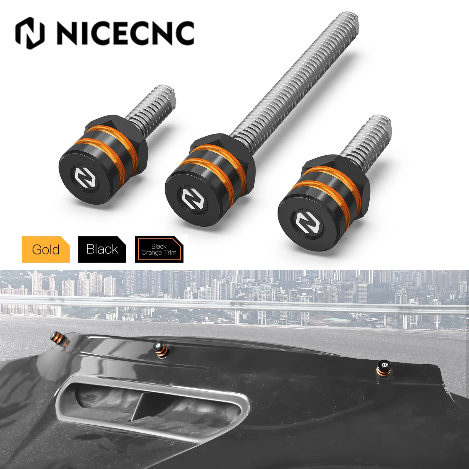 

For Harley Street Glide FLHX/Special FLHXS 2014-2023 2022 2021 2020 2019 2018 Windshield Mounting Spikes ST FLHXST 2022-2023