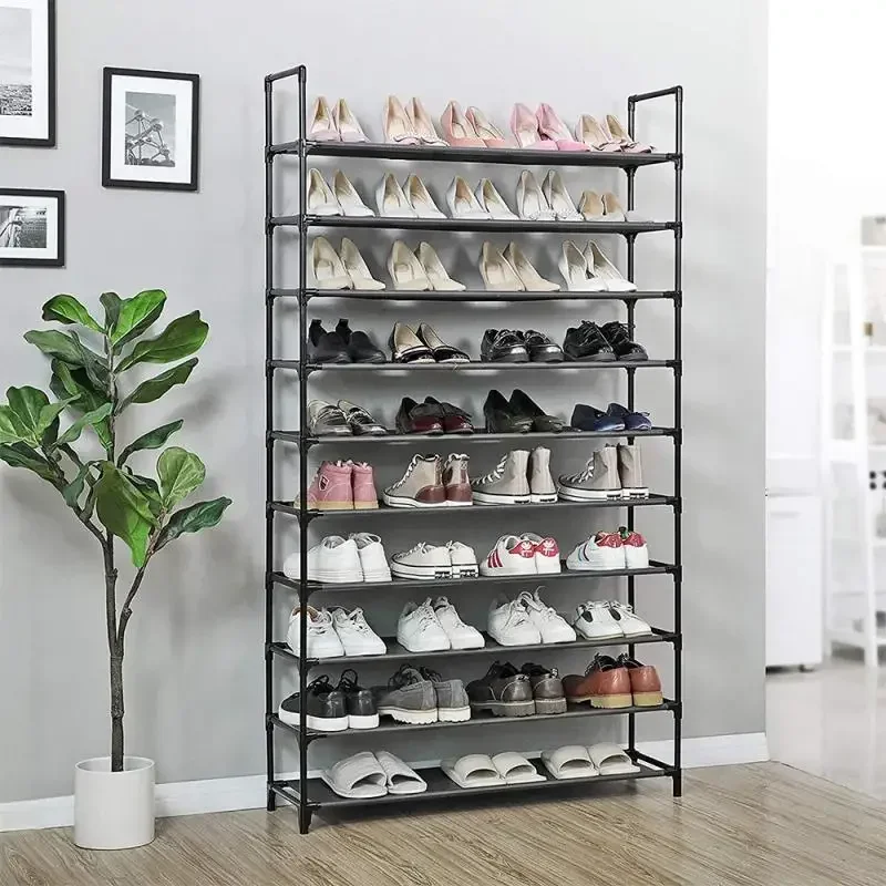 Multi Layers Shoe Cabinet Space-saving Stand Holder Easy to Install Shoe Rack Non-woven Fabric Shoe Shelf Living Room Furniture