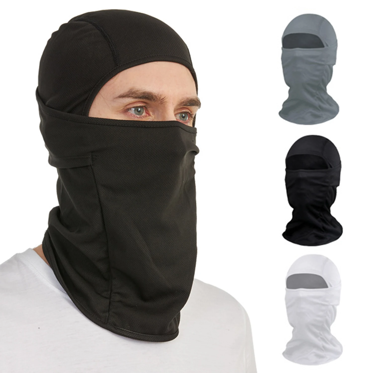 Balaclava Face Mask Ski Mask For Men Women Full Face Mask Hood Tactical Outdoor Sport Cycling Running Breathable Mask