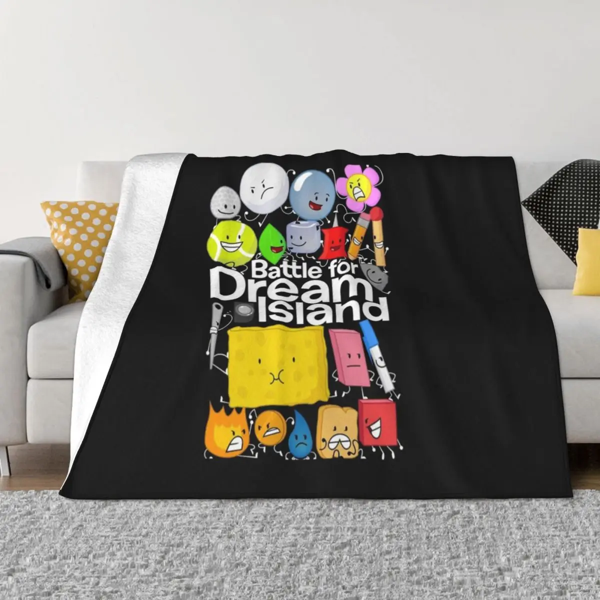 

BFDI-Poster-Black-29Gift Throw Blanket Luxury Thicken Blanket Baby Blanket Camping Blanket