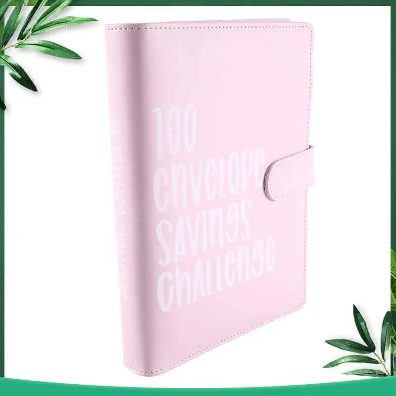 

(NEW) 100 Envelopes Challenge Binder, Simple And Interesting Way To Save 5,050, Budget Planning Book Reusable Durable
