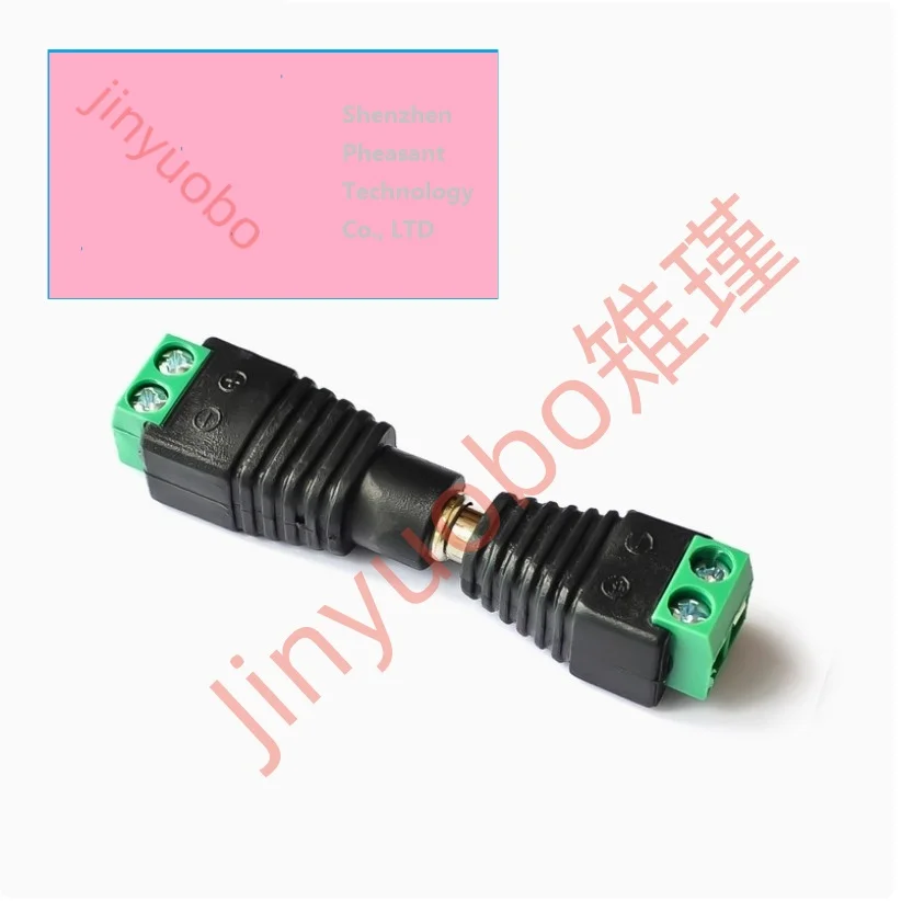 Terminal macho CC tipo cableado, terminal hembra CC, conector de alimentación para proyecto de monitoreo, terminales macho y hembra
