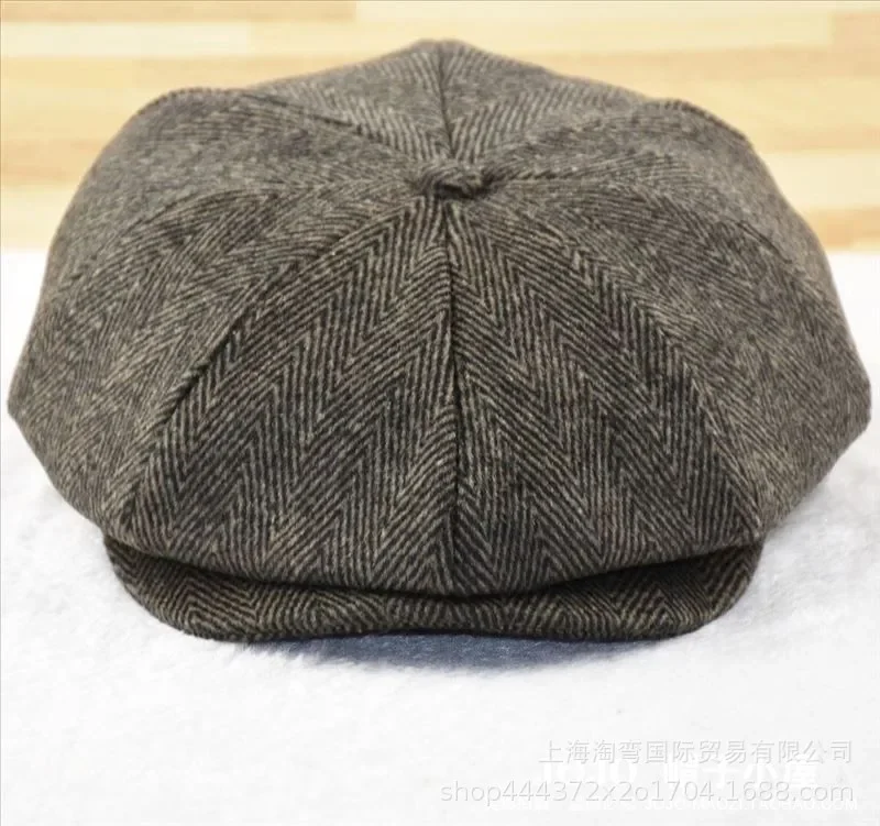 Oohmy Männer klassische Newsboy Gatsby Hut für kleinen Kopf und großen Kopf Oversize Plus Size Blend Wolle Vintage Flat Ivy Cabbie Cap Geschenke – Detail 11