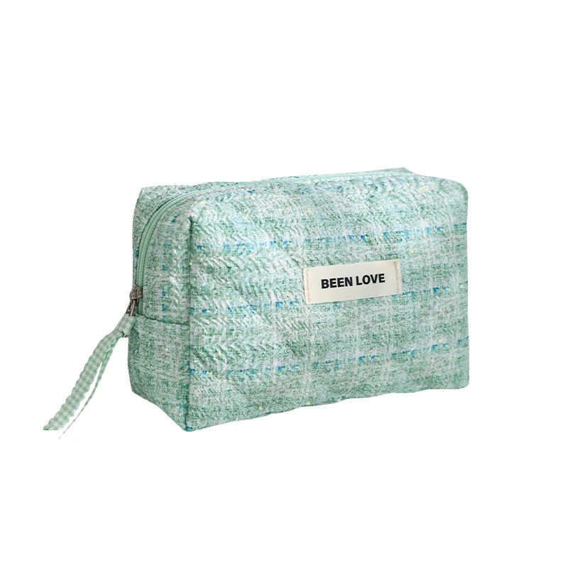 

Cosmetic Bag, Multifunctional Portable Zipper Closure Coin Pouch Clutch Bag Purse