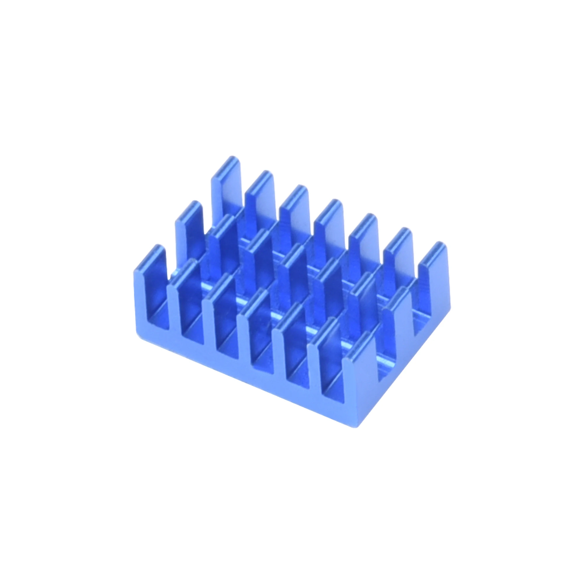 10-200 sets aluminium koellichaam koelset – 4-delige radiatorkoeler |   Voor Raspberry Pi 4, model B blauw
