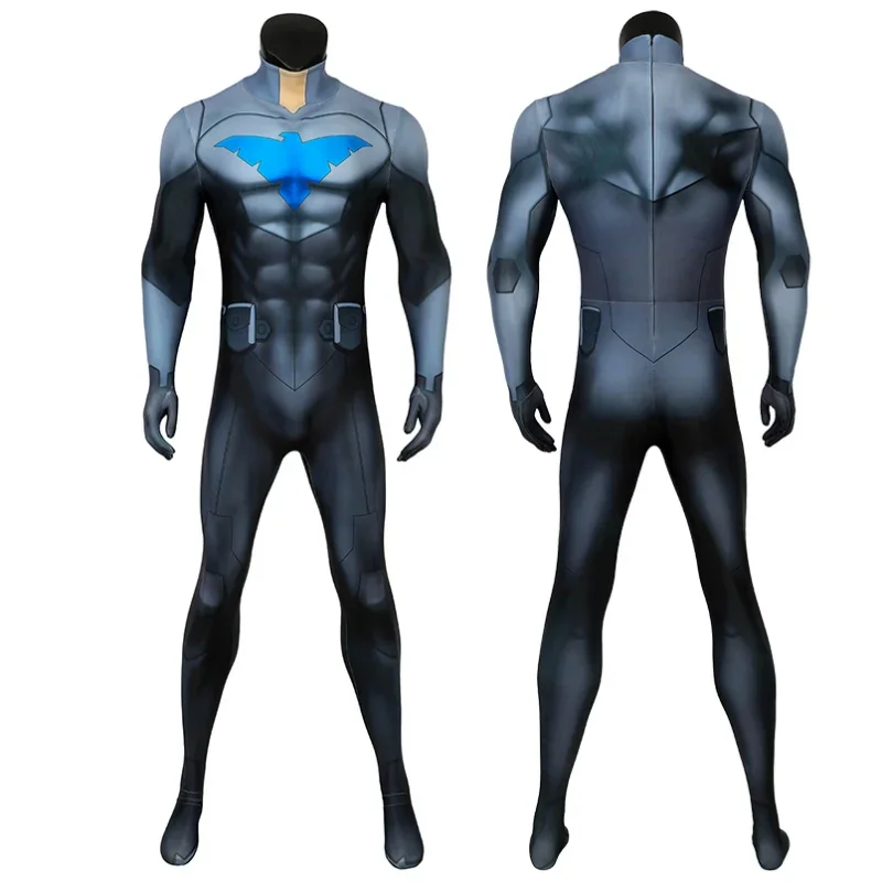 Son Dick Cosplay Costume 3D Printed Wing Cosplay Zentao Suit Adult Man Spandex Bodysuit Outfit