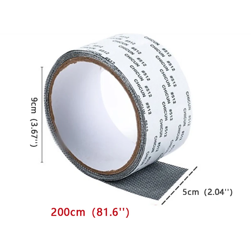 2M Window Door Screen Patch Repair Kit Cover Fiberglass Mesh Hole Repaire Tape