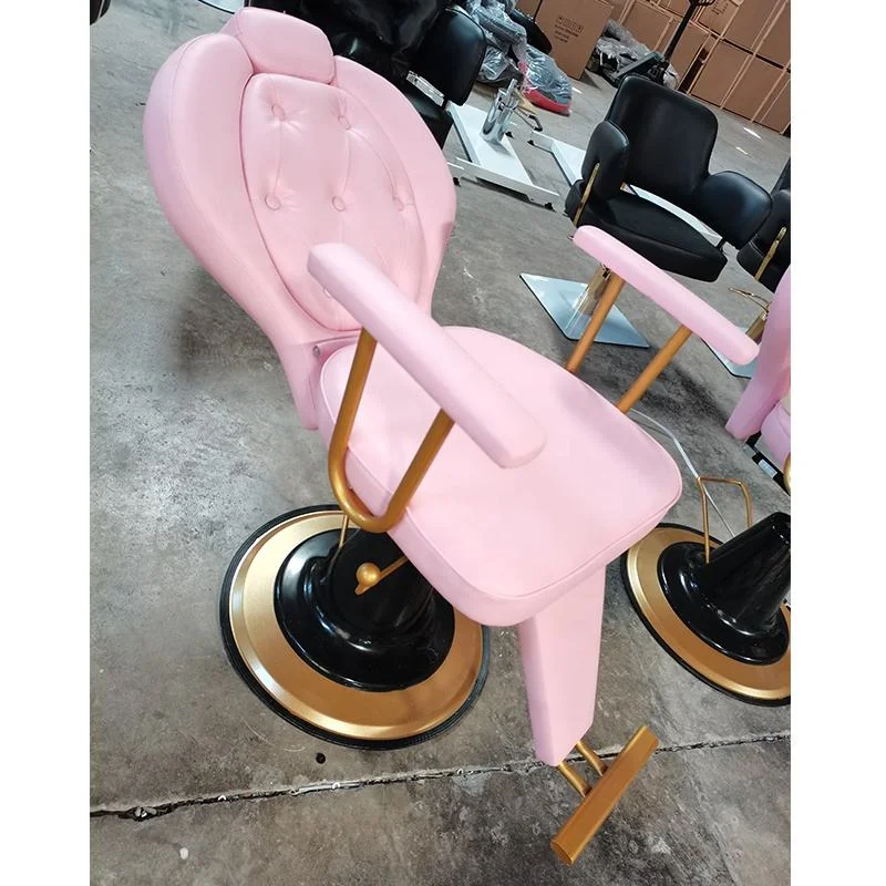 

Foshan Factory UK Style Pink Salon Chair for Sale