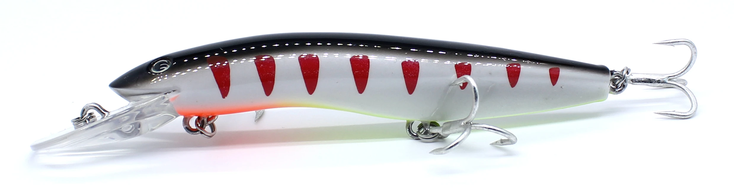 AOCLU Schwimm Minnow 125mm 26g Harten Köder Jerkbait Rassel 1PC Draht Für Tiefe Meer Boot Felsen Locken 4X Höhen Haken Japan Qualität – Detail 29