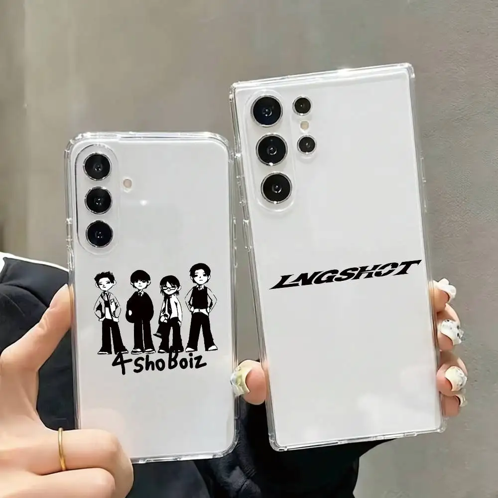 LNGSHOT Hip-hop  Phone Case For Samsung S25,S24,S21,S22,S23,S30,Ultra,S20,Plus,Fe Transparent Cover