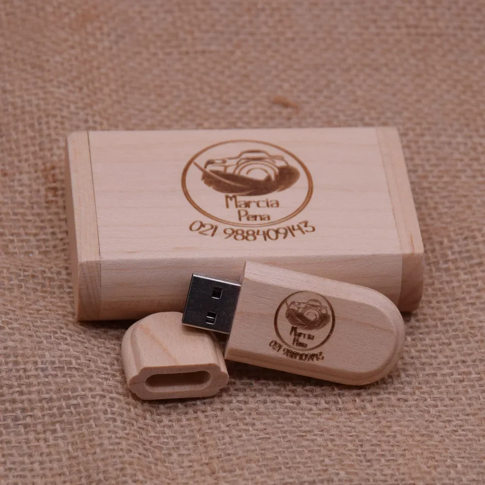 50 قطعة شعار مجاني بالجملة محرك فلاش USB خشبي 128 جيجابايت 64 جيجابايت محرك ذاكرة عصا USB لهدايا التصوير الفوتوغرافي لحفلات الزفاف عالية السرعة