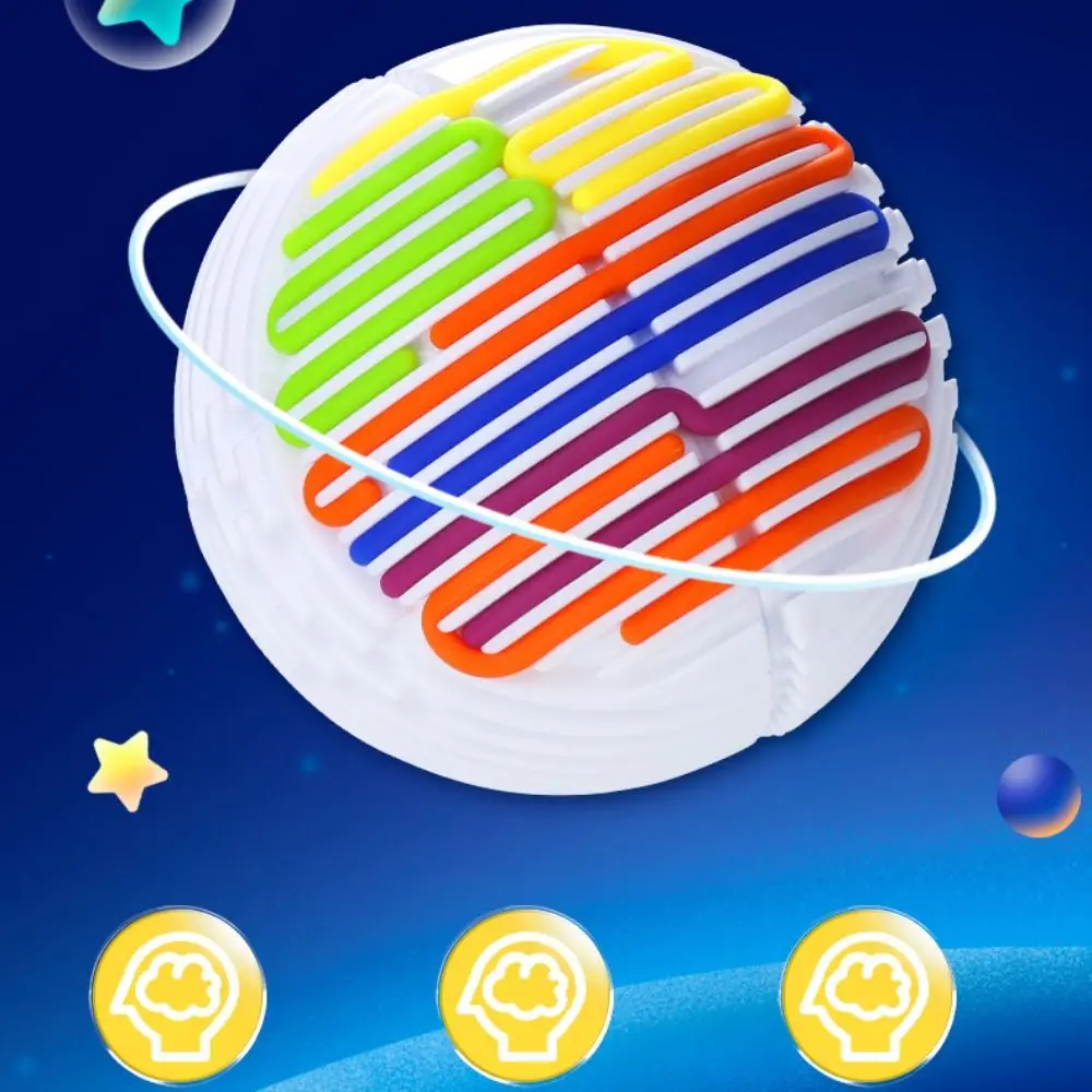 3D立体モンテッソーリ感覚アクティビティボールシリコン素材ツイストロープフィンガーフィジェットボールレインボーカラーDIYデザイン