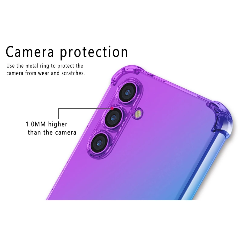 Shockproof TPU Case for Samsung Galaxy A57 A37 A17 A07 A06 A16 5G A26 A36 A56 A25 A15 A25 A35 A55 5G Protective Cover Fundas