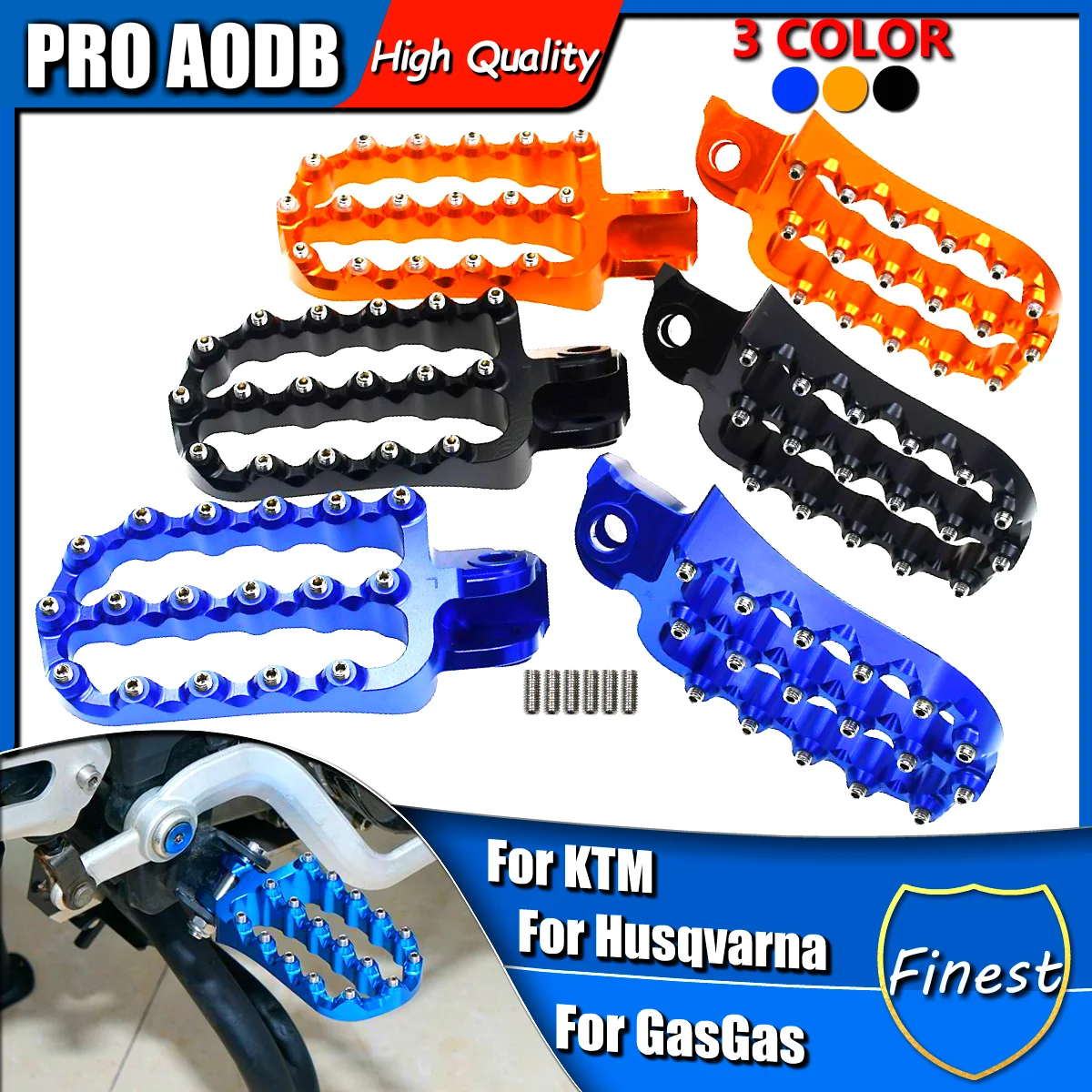 For KTM Motorcycle enlarged version Foot Rest Pegs Footpeg 690 790 890 950 990 1050 1090 1190 1290 Adventure Supermoto S T SMC R