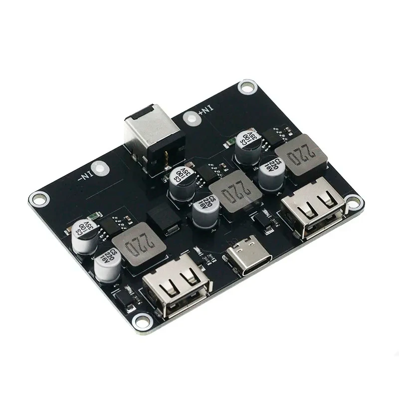 3-way fast charging module 12V24V to QC3.0 fast charging TYPE-C USB mobile phone board fast charging voltage reduction