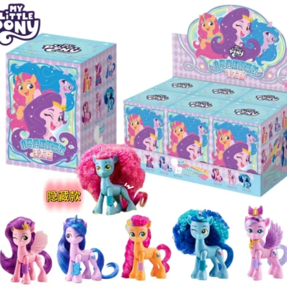

Genuine My Little Pony Best Friend Hairdressing Style Blind Box Cartoon Creative My Little Pony Doll Girl Play House Toy Gifts