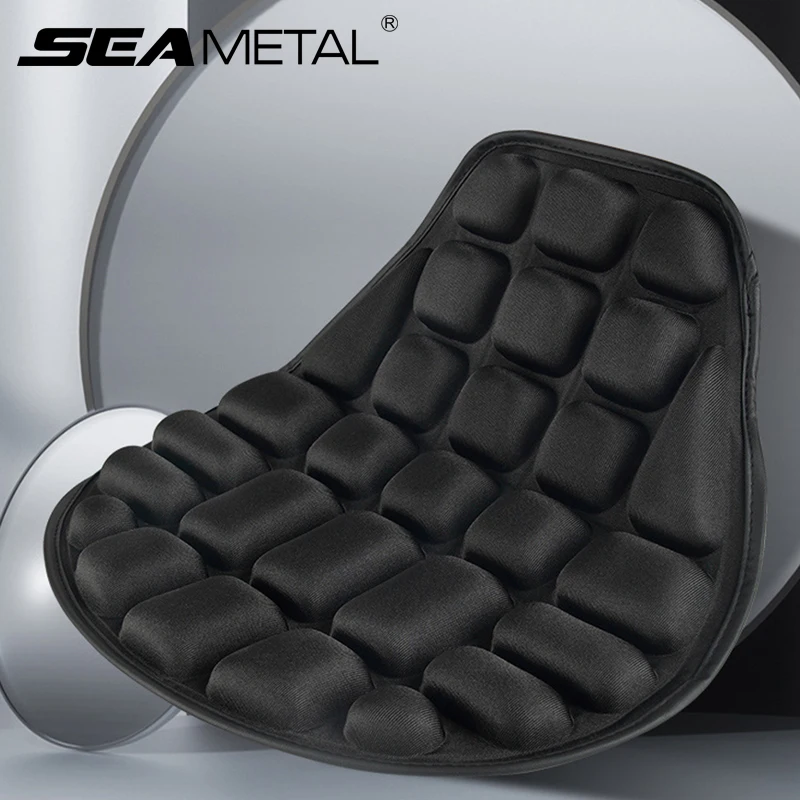 

SEAMETAL Motorcycles Seat Cover Cushion Black EVA Foam Soft Comfortable Seat Cushion Universal for Motorbike Electric Bike