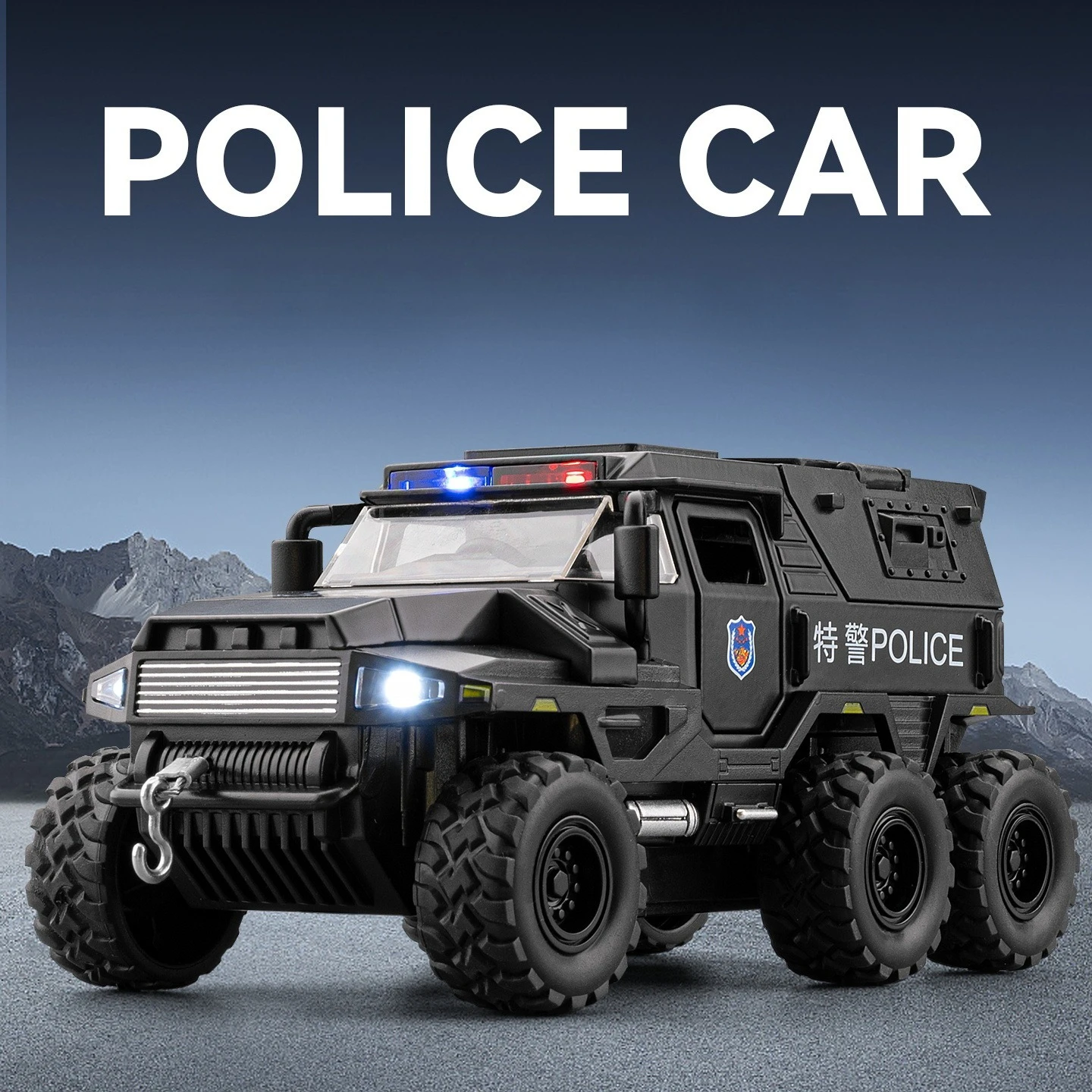 

1:32 Conqueror бронесплав модель полицейского автомобиля орнамент игрушка в подарок литая под давлением модель автомобиля из сплава Коллекционная